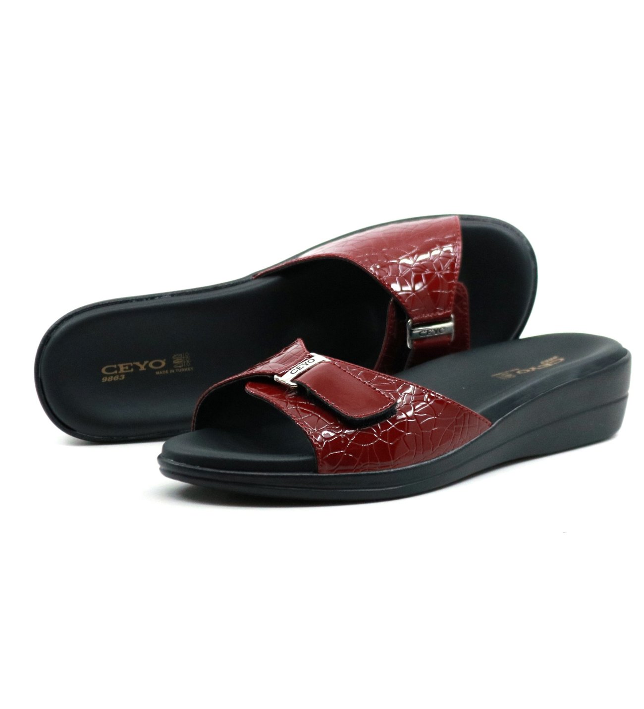 CEYO 9863-4 KADIN TERLİK BORDO